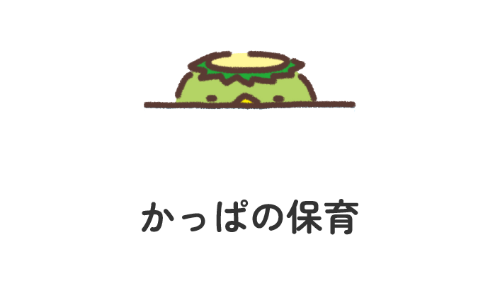 かっぱの保育